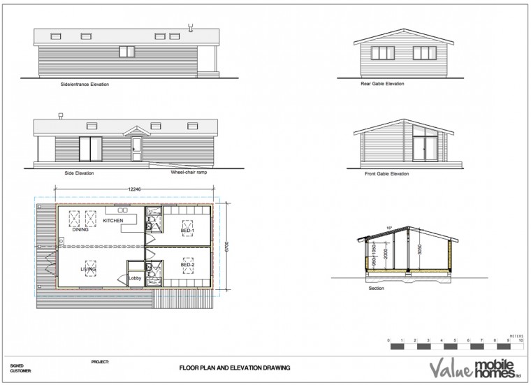 MOBILE HOME MANUFACTURERS PRICES – 40 x 20 FT Double Bedroom - Value ...